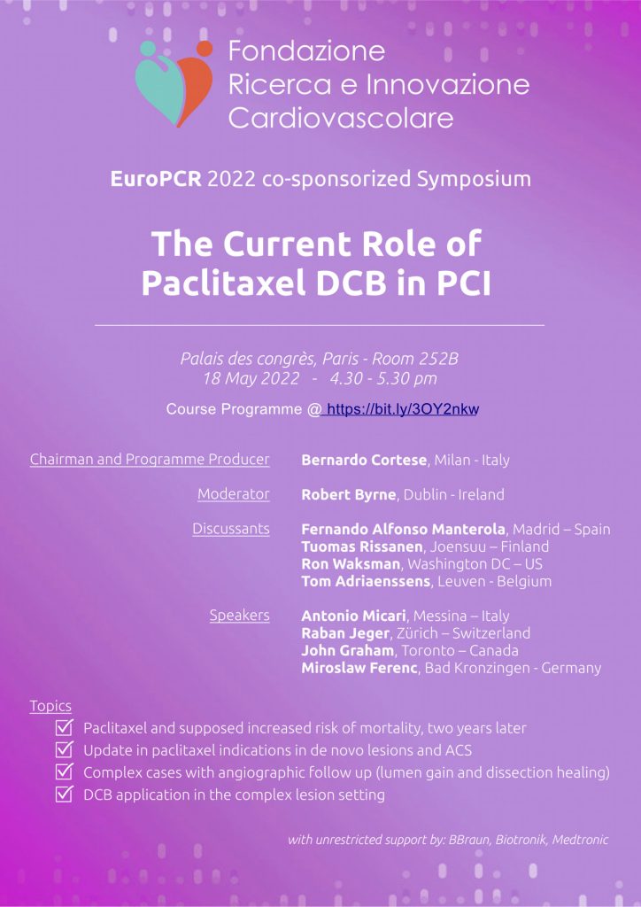 Fondazione RIC - EuroPCR 2022 - Pareigi